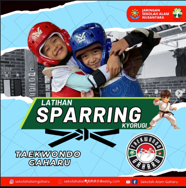 🥋💥 Latihan Sparring Kyorugi Taekwondo Gaharu! 💥🥋